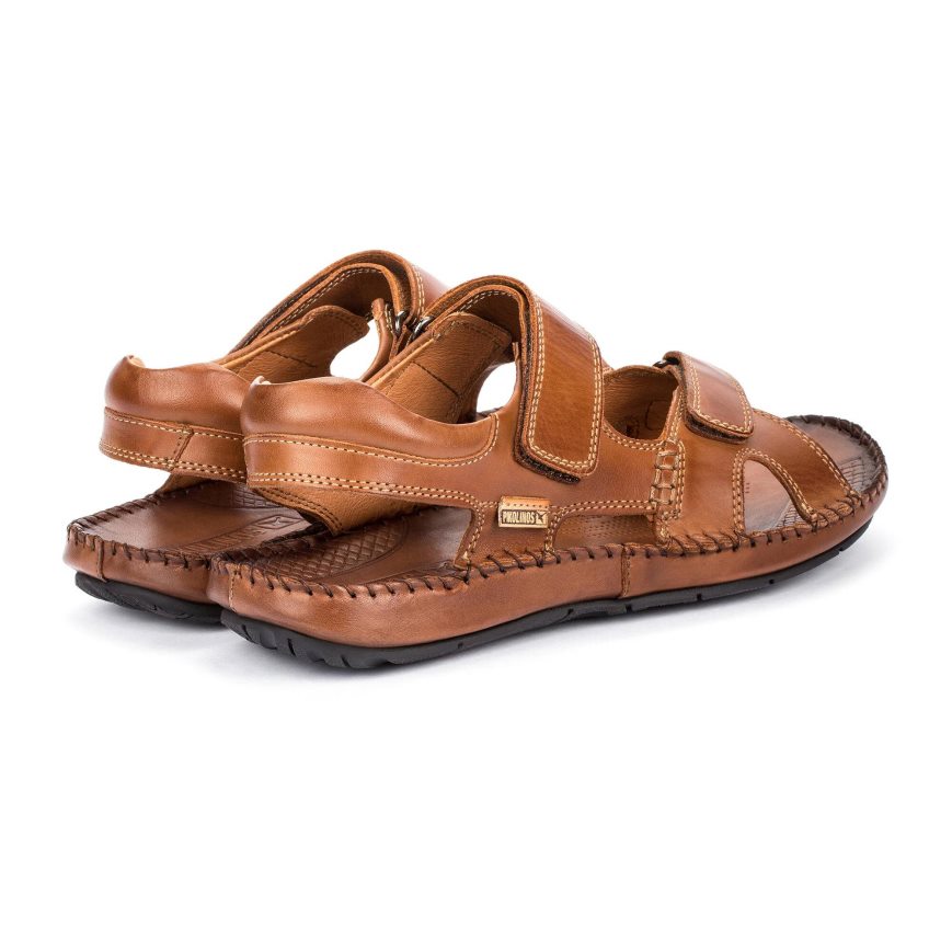 Men's Pikolinos TARIFA Sandals Brown | NZ Z59Q287